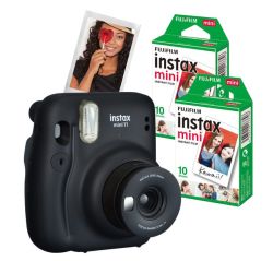 MINI 11 Instant Photo Camera Value Bundle Dark Grey