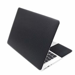 Black 3D Carbon Fibre Laptop Skin Sticker 15.6 Vinyl Stickers For Notebook 17 Inch 15 Inch 14 Inch 13 Inch Decals For Mac Air