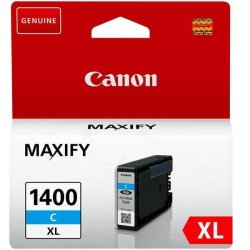 Canon 1400XL High Yield Cyan Ink Colour Standard 2-5 Working Days