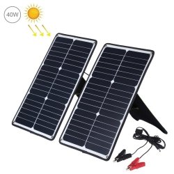 Solar Portable Soft Panels 20W Each Monocrystalline Silicon Solar Power Charger With USB & Dc - 2 Pack