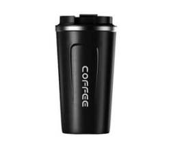 Smart Coffee Cup With Temperature Display Stainless Steel Travel Mugs - Black