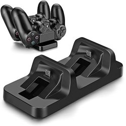 Simplicity Playstation 4 Charger Kit Dual USB Charging Charger Dock Station Stand For PS4 Controller