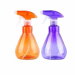 2PCS 500ML Empty Plastic Spray Bottles For Cleaning Gardening Feeding Water Spray Bottle Empty Spray Bottle With Adjustable Nozzle For Beauty Gardening Kitchen And Bathroom