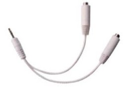 Ipod iphone ipad Headphone Splitter