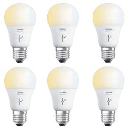 Sylvania Osram Lightify 60 Watt A19 Tunable Smart Home LED Light Bulb 6 Pack