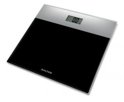 Salter Glass Electronic Scale Black silver