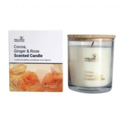Cocoa Ginger & Rose Scented Candle 250G