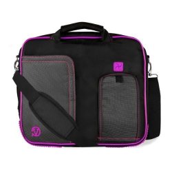 Vangoddy Pindar Plum Purple Messenger Bag For Acer Travelmate B aspire Switch spin 1 10"-12INCH