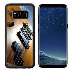 Liili Premium Samsung Galaxy S8 Aluminum Backplate Bumper Snap Case Musical Instrument Bass Guitar A Wooden Structure Photo 8036319 Simple Snap Carrying