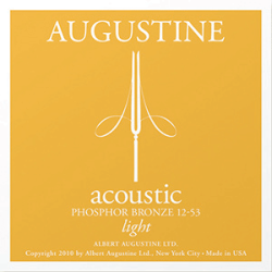 Augustine Acoustic Guitar Strings Light