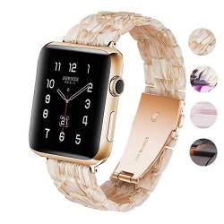 ImmSss Band Compatible For Apple Watch Series 4 40MM 44MM Series 3 2 1 38MM 42MM For Women Men Stainless Steel Band For