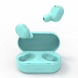Wireless Earbuds Kingto MINI Wireless Stereo Headphones Invisible Car Bluetooth Earpieces Earphones Headset With MIC & Magnetic Charge Box For Iphones Android Phones Green