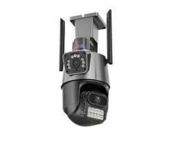 Smart Wireless Wifi Cctv Camera Dual Lens Indoor & Outdoor Security Camera