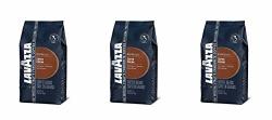 Lavazza Super Crema Whole Bean Coffee Blend Medium Espresso Roast 2.2-POUND Bag - 3 Pack