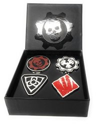 Gears Of War Set Of 4 Enamel Pins - Lootcrate Limited Edition Gow Crate