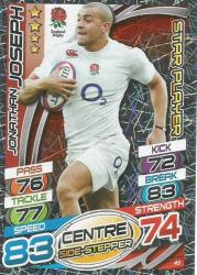 Rugby World Cup 2015 - Topps - Jonathan Joseph "star Player" Foil Trading Card 45