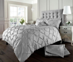 Plain Dyed 144 Thread Count Comforter Sets - Quilted