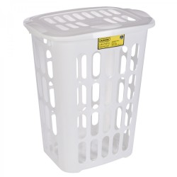 Addis Laundry Hamper 56l - White