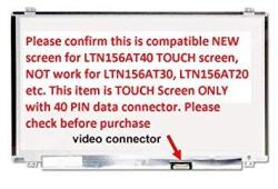 Panel Only BRIGHTFOCAL New Screen Replacement for LTN156AT27-H01 HD 1366x768 LCD LED Display