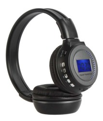 Electronic Fashions Bsn-65 Over Ear Wireless Headphone Without Mic Black