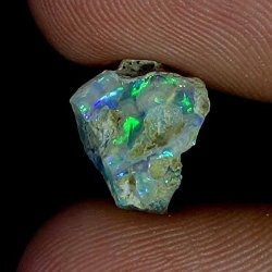 Govindstore 2.15CT untreated natural Multi Flashy Ethiopian Opal Rough Ultra Rare Gemstone