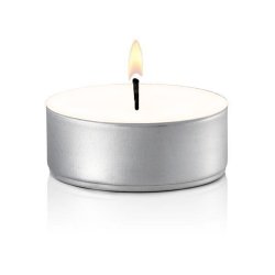 Tealight Candles 50 Piece Set - Offwhite 4 Hour Burning Time