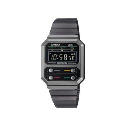 Casio Vintage Digital Grey Stainless Steel Sports Men's Watch A100WEGG-1A