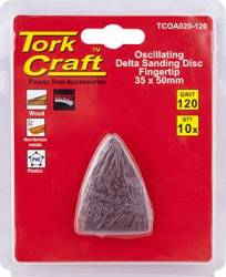 Tork Craft Oscilating Sandpaper Ao 35X50MM 10PC Fingertip 120GRIT