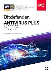 Bitdefender Antivirus Plus 2018 3 PC 2 Year New In Retail Box