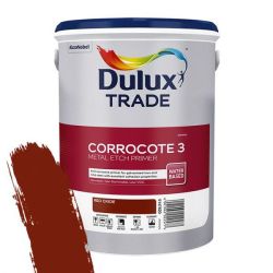 Dulux Trade Corrocote 3 Metal Primer Red Oxide 5L