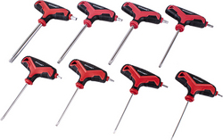 Tork Craft 8PCE Torx T-handle Wrench Set Sizes: T10-T15-T20-T25-T30-T40-T45-T50