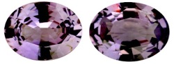 2.91ct Sri Lankan Spinel G.i.s.a.certified Matching Pair Colourchange: D.violetblue d.purple Vvs
