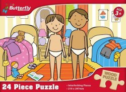 Wooden Puzzle - 24 Piece - My Body
