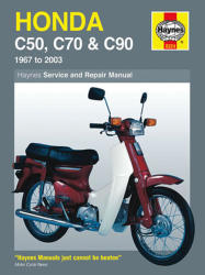 Haynes 0324 Honda C50 C70 & C90 1967 To 2003 Repair Manual