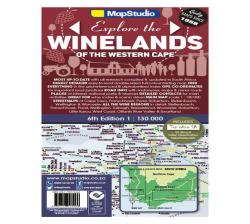 Road Map : Winelands Of Western Cape Sheet Map Folded