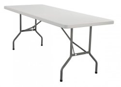 White Folding Table 1.8M