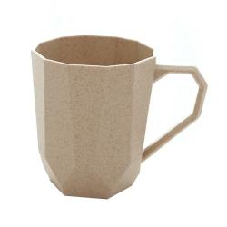 Creative Wheat Straw Fiber Diamond Shaped Washing Gargle Mug Water Mug With Handgrip Eco-friendly...