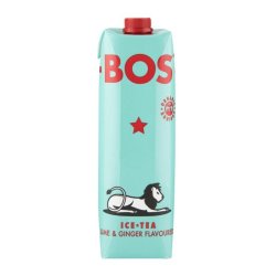 Bos Lime And Ginger Flavoured Ice Tea 1 L