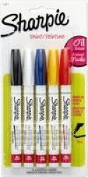 Sharpie Paint Marker - Fine Assorted Colours 5 Pack