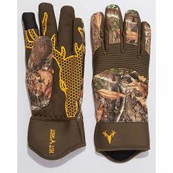 Hot Shot Men's Camo Gamekeeper Touch Gloves - Realtree Edge Outdoor Hunting Camouflage Gear