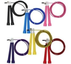 Sport Cardio Fitness Skipping Jump Rope Set Of 6