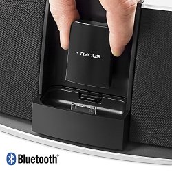 Nyrius Songo Link Wireless Bluetooth Music Receiver 30-pin Apple Speaker Dock Adapter For Audio Streaming Ipod Iphone Ipad Samsung Android Htc Blackberry Smartphones Tablets