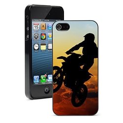 For Apple Iphone 6 6S Hard Back Case Cover Dirt Mx Bike Motorcycle Motocross Black