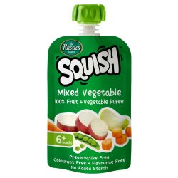 Rhodes - Squish Pouch Puree Mixed Veg 110 Ml