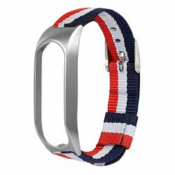 Metal Shell Exquisite Fashion Durable Gogerous Striped Canvas Strap For Tomtom Touch Bracelet Accessories