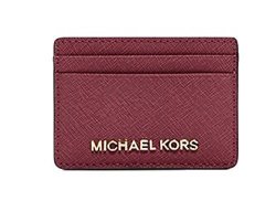 Michael Kors Jet Set Travel Saffiano Leather Card Holder Mulberry