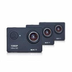 Aoile Action Camera Ultra HD 4K Wifi Remote Control Sports Video Camcorder Dvr Dv Waterproof Pro Camera Black