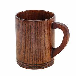 Dennzar Nordic Handmade Cup Finnish Portable Wooden Outdoor Camping Drinking Cup Coffee Mug Natural Solid Wood Tea Cup I