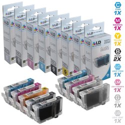 LD Products Ld Compatible Ink Cartridge Replacement For Canon CLI-42 2 Black 1 Cyan 1 Magenta 1 Yellow 1 Photo Cyan 1 Photo Magenta 1 Gray 1 Light Gray 9