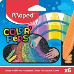 MAPEX Maped Pavement Chalk Squared Asst. 6'S